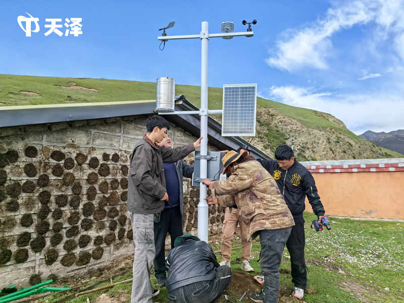 四川區(qū)域自動氣象站安裝案例